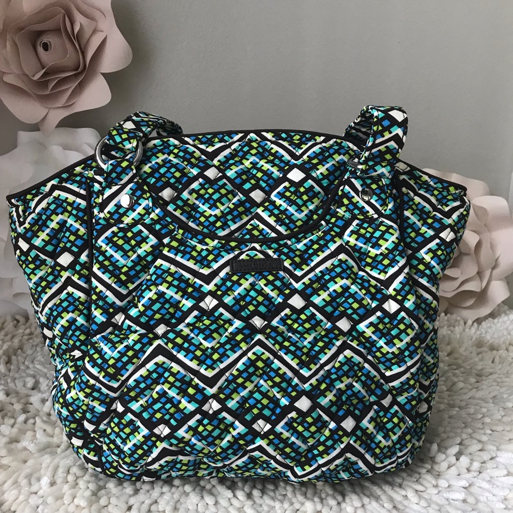 Vera Bradley Glenna Satchel Rainforest